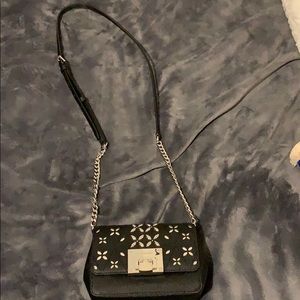 Michael Kors crossbody with silver hardware